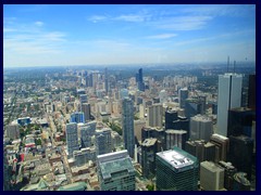 Views from CN Tower 01 - Downtown, North